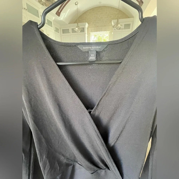 Banana Republic Black Cross Top Size XS - Picture 4 of 4